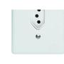Imagem de Kit C/3 - Conjunto Perlex''Branca''Com Placa(1Tomada 20A)...