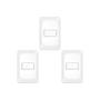Imagem de Kit C/3 - Conjunto Pial Pop 1Paralelo 10A Lgx020 Branco