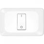 Imagem de Kit C/3 - Conjunto Pial Pop 4X2 Branco Com Placa (1Bipola...