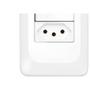 Imagem de Kit C/3 - Conjunto Pial Pop 4X2 Branco Com Placa (1Simple...