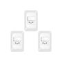 Imagem de Kit C/3 - Conjunto Pial Pop Modulo Com Placa 4X2 - 1 Simp...
