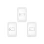 Imagem de Kit C/3 - Conjunto Pial Pop Modulo Com Placa 4X2 - Bipola...