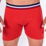 Imagem de Kit C/3 Cueca Boxer Algodão Long Leg Box Masculino Antialergica