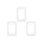Imagem de Kit C/3 - Espelho Placa Pial Pop C/Suporte 4X2 3Int Lgp23...