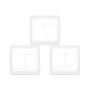 Imagem de Kit C/3 - Espelho Placa Pial Pop C/Suporte 4X4 4Int Lgp44...