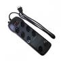 Imagem de Kit C/3 - Filtro Linha Qualitronix 8 Tomada(s) Bivolt Preto