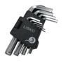 Imagem de KIT c/ 3 Jogo Chave Allen c/ 9 pcs de 1,5mm - 10mm c/ estojo