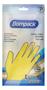 Imagem de Kit c/ 3 Luva Multiuso Amarela Latex Bompack P