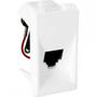 Imagem de Kit C/3 - Modulo Pial Pop Branco 1 Tomada Rj11 Lg090