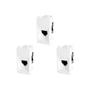 Imagem de Kit C/3 - Modulo Pial Pop Branco 1 Tomada Rj11 Lg090