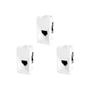Imagem de Kit C/3 - Modulo Pial Pop Branco 1 Tomada Rj11 Lg090