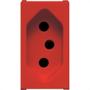 Imagem de Kit C/3 - Modulo Soprano Ilus (Tomada 20A Vermelho) 5Ub99008