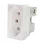 Imagem de Kit C/3 - Modulo Steck Linha Stella 1 Tomada 10A. Branco ...