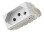 Imagem de Kit c/ 3 Modulo Tomada 20a Branco 2p+t 250v Tramontina Liz