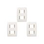 Imagem de Kit C/3 - Placa Soprano Ilus 4X2 (2 Modulo Distanciada)  ...