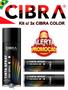 Imagem de Kit c/ 3 Tinta Spray Aerosol Cibra Color Preto Fosco 400ml Uso Geral