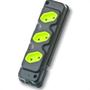Imagem de Kit C/3 - Tomada Barra Fiolux Tripla 2P 20A Preto