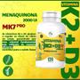 Imagem de Kit C/ 3 Vitamina k2 + D3 Mk7 2.000 UI 360 Caps Fits Life