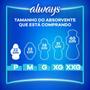 Imagem de Kit c/ 4 Absorvente Always Super Protecao Seca Com Abas 8