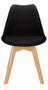 Imagem de Kit C/4 Cadeiras Leda - Charles Eames, Saarinen Wood Com Alm