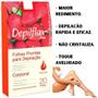 Imagem de Kit c/ 4 Caixas de Folhas para Depilação Corporal Morango depilflax c/24 unid