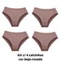 Imagem de Kit C/ 4 Calcinha DeMillus Cavada Lithos Algodão Conforto
