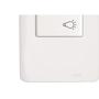 Imagem de Kit C/4 - Conjunto Perlex Aros 4X2 Branco Com Placa(1Camp...