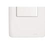 Imagem de Kit C/4 - Conjunto Perlex Aros 4X2 Branco Com Placa(1Para...