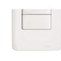 Imagem de Kit C/4 - Conjunto Perlex Aros 4X2 Branco Com Placa(2Simp...