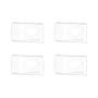 Imagem de Kit C/4 - Conjunto Pial Pop 4X2 Branco Com Placa (1Furo) ...