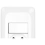 Imagem de Kit C/4 - Conjunto Pial Pop 4X2 Branco Com Placa (1Simple...