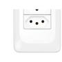 Imagem de Kit C/4 - Conjunto Pial Pop 4X2 Branco Com Placa (2Tomada...