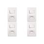 Imagem de Kit C/4 - Conjunto Steck Linha Stella Com Placa 1 Simples...