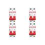 Imagem de Kit C/4 - Disjuntor Steck Din Bipolar 06A Sd62 3Ka