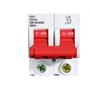Imagem de Kit C/4 - Disjuntor Steck Din Bipolar 06A Sd62 3Ka
