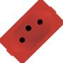 Imagem de Kit C/4 - Modulo Peesa Alfa 1445V Tomada 20A Vermelho