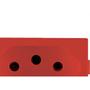 Imagem de Kit C/4 - Modulo Peesa Alfa 1445V Tomada 20A Vermelho