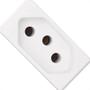 Imagem de Kit C/4 - Modulo Pial Pop 1Tomada 20A Lg03020 Branco