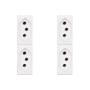 Imagem de Kit C/4 - Modulo Pial Pop 1Tomada 20A Lg03020 Branco