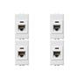 Imagem de Kit C/4 - Modulo Soprano Ilus (Rj45)   5Tg99002