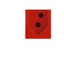 Imagem de Kit C/4 - Modulo Soprano Ilus (Tomada 20A Vermelho)  5Ub9...