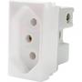 Imagem de Kit C/4 - Modulo Steck Linha Stella 1 Tomada 20A. Branco ...