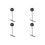 Imagem de Kit C/4 - Para-Raio Isolador Simples Com Chapa Encosto Dr...