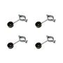 Imagem de Kit C/4 - Para-Raio Isolador Simples Para Mastro 2''1Descida