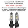 Imagem de Kit C/ 4 Pisca Led Seta Honda Cb Twister 250 2019 Titan Fan 160 Com Coxim