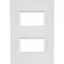 Imagem de Kit C/4 - Placa Conjunto Modular Ilumi Vivaz 4X2 - 2 Modu...