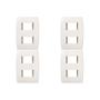 Imagem de Kit C/4 - Placa Soprano Ilus 4X2 (2 Modulo Distanciada)  ...
