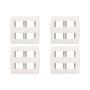 Imagem de Kit C/4 - Placa Soprano Ilus 4X4 (4 Modulos Horizontal)  ...