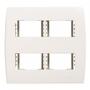 Imagem de Kit C/4 - Placa Soprano Ilus 4X4 (4 Modulos Horizontal)  ...