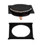 Imagem de Kit C/4 Ralo e Porta Grelha Inox Piso Click 10x10 Cm Preto